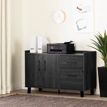 Modern credenza with store file drawers